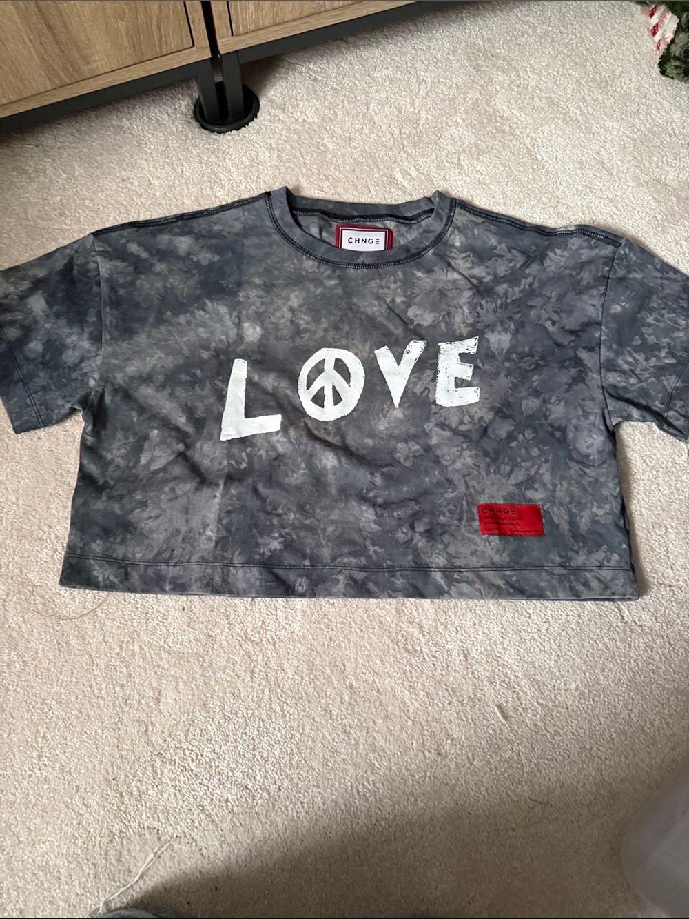 CHNG cropped tee